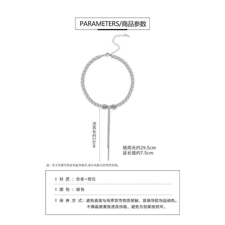 Vòng Cổ Choker Đính Nơ Thời Trang Nữ Tính