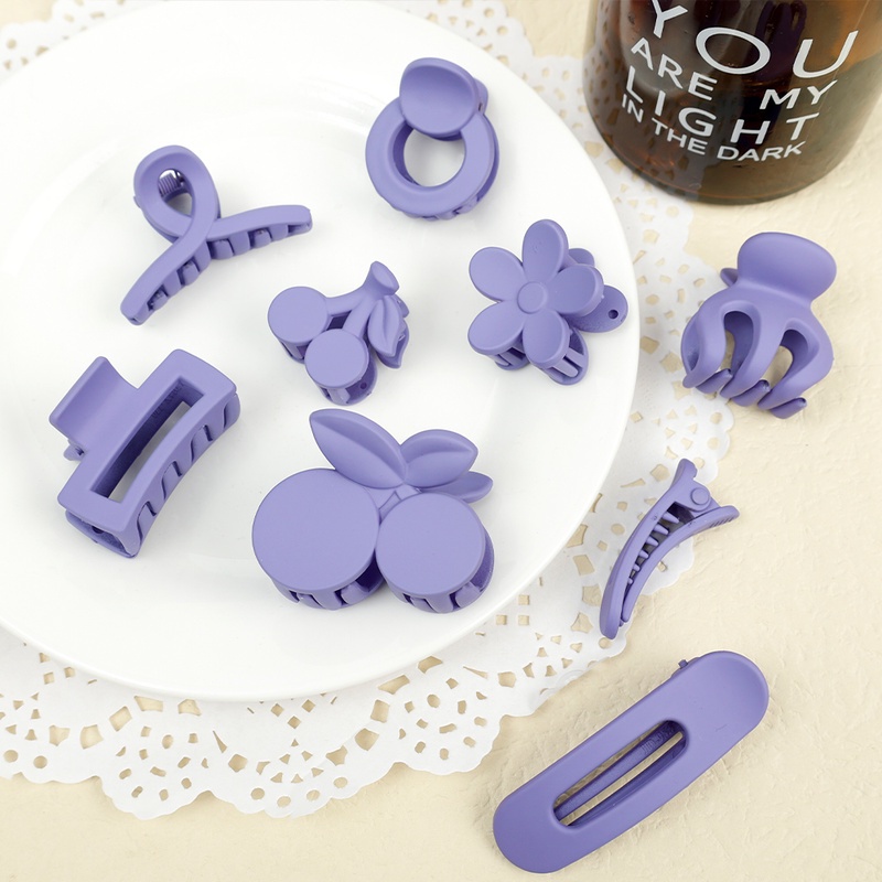 Kẹp Tóc Càng Cua Nhỏ Hình Quả Anh Đào Đơn Giản Phong Cách Hàn Quốc Cho Nữ