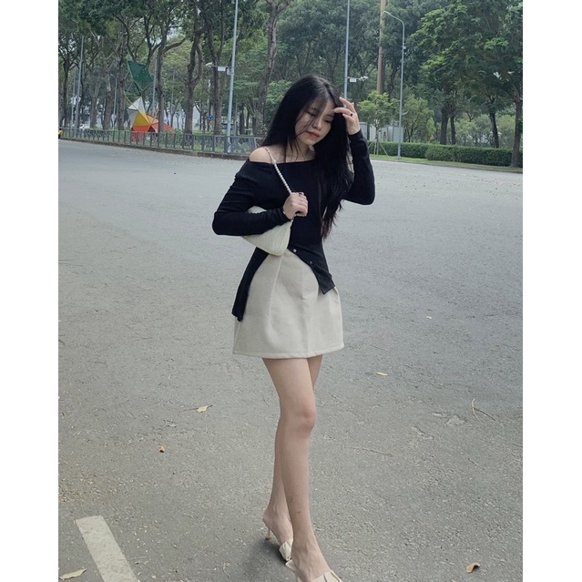 Chân váy dạ xoè chữ A | BigBuy360 - bigbuy360.vn