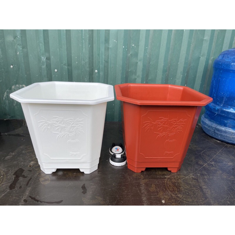 Chậu vuông TGA280 chính hãng BÌNH THUẬN dày dặn, trồng cây siêu bền, siêu đẹp,hàng sẵn kho