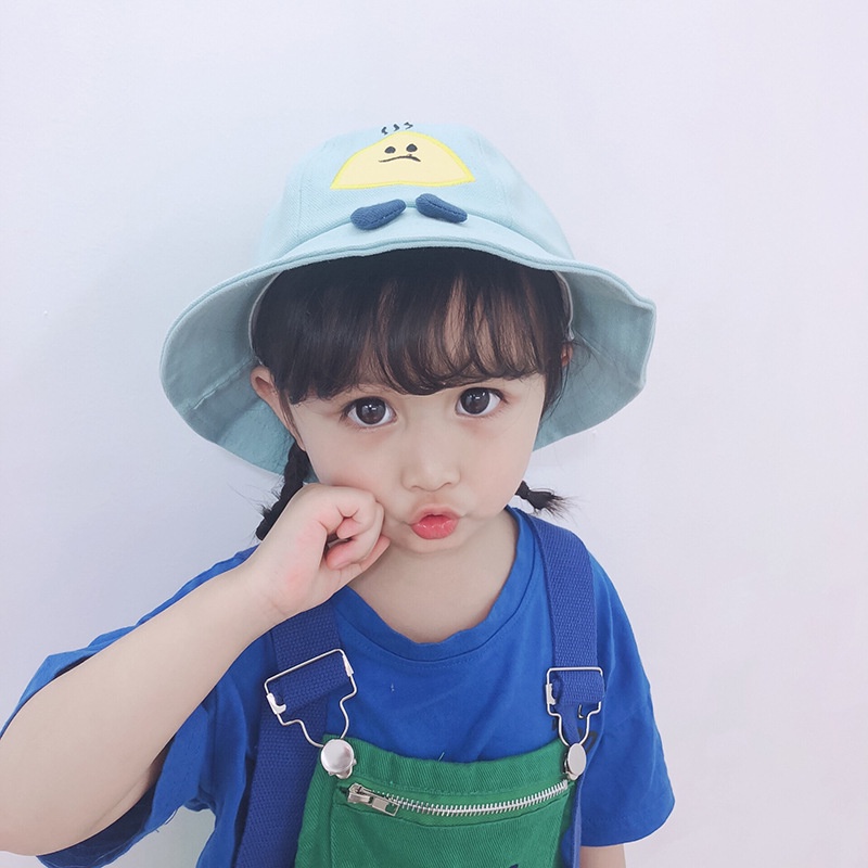 Mũ trẻ em thời trang chống nắng cho bé gái và bé trai vòng đầu nón 52Cm hình hoạt hình dễ thương 4 màu