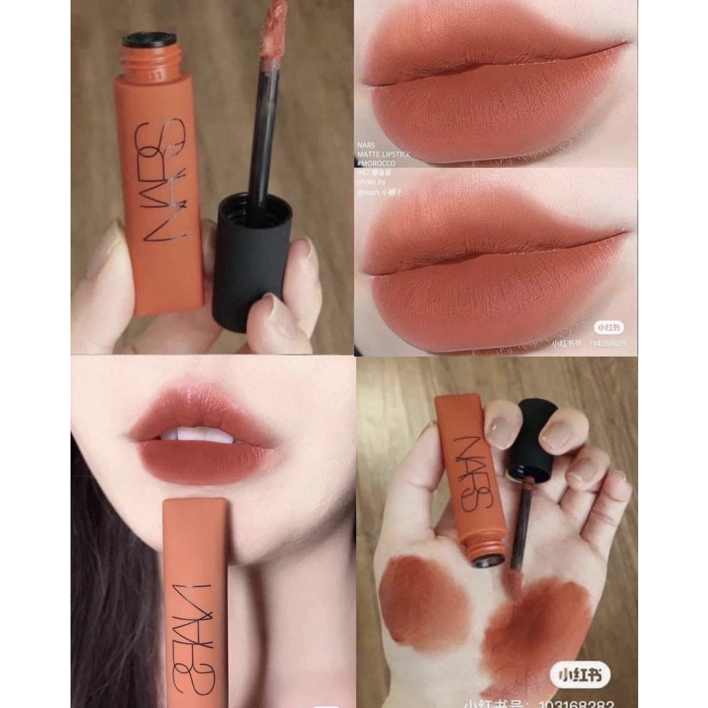 Son kem lì Nars Air Matte Lip Color các màu, chất son mịn, mướt môi