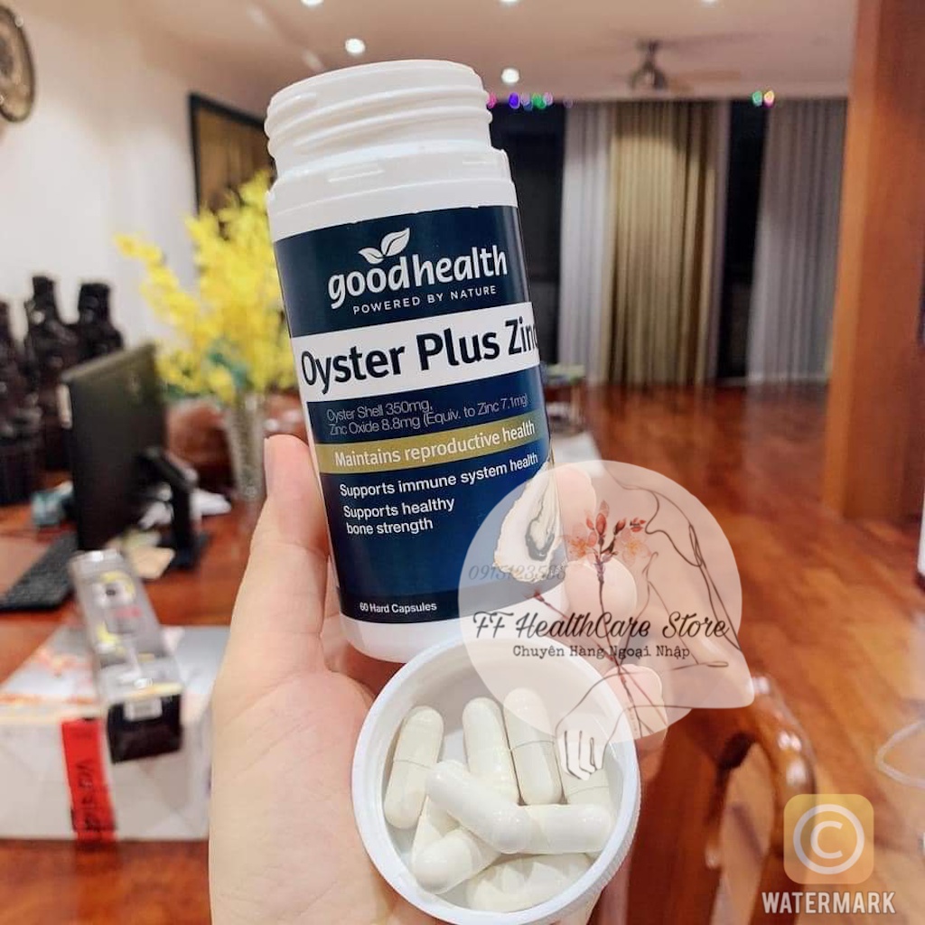 Tinh Chất Hàu New Zealand Good Health Oyster Plus Tăng Cường Sinh Lý Nam Giới 60 Viên Úc
