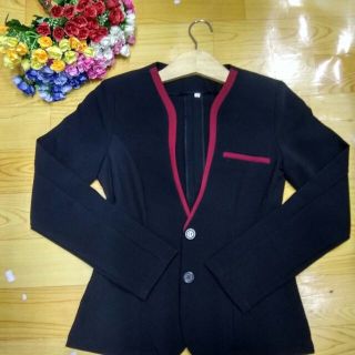 ÁO VEST NỮ VIỀN ĐEN LC11
