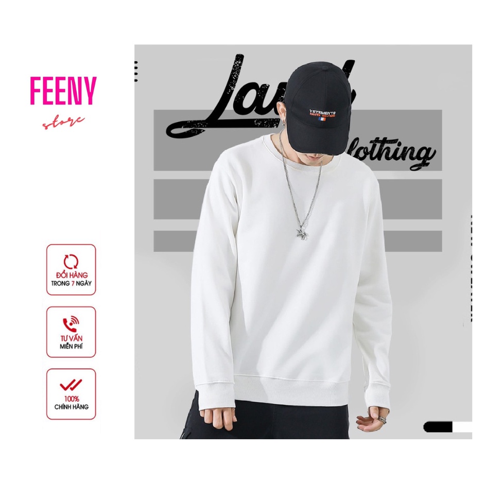 Áo Sweater nam TRƠN, Áo hoodie TRƠN nam Feenystore FN01 không bai xù