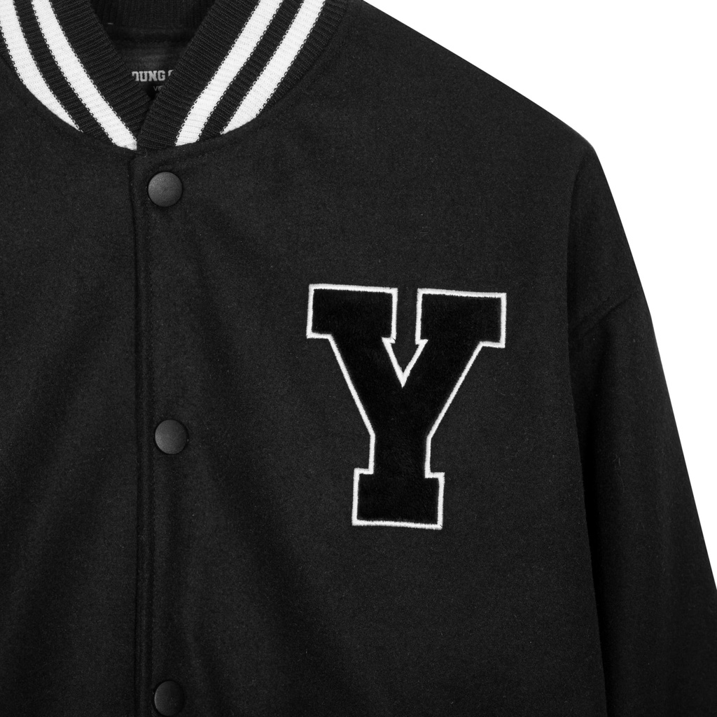 YOUNG GREEN BRAND® Áo Young Green College Varsity Jacket