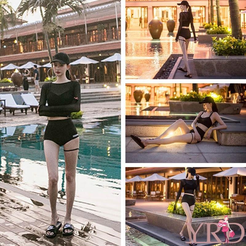 Đồ bơi lưng cao thiết kế xẻ quyến rũ cho phái nữ | BigBuy360 - bigbuy360.vn