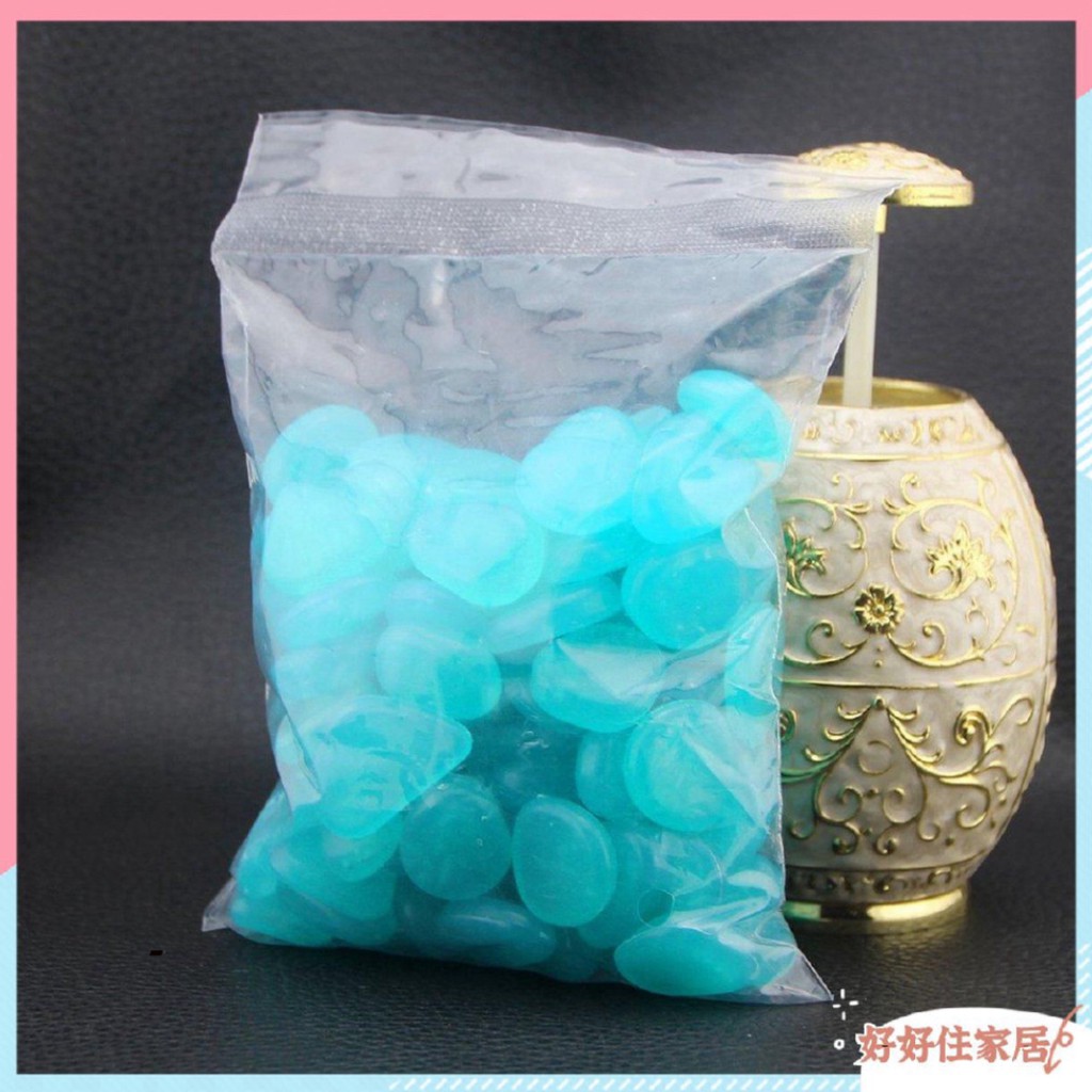 100 Viên Đá Phát Sáng Trang Trí Bể Cá