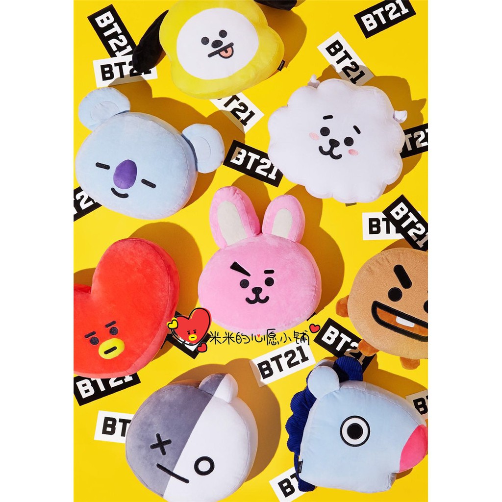 [Hàng Có Sẵn]Gối ôm bông mềm BT21 IDOL