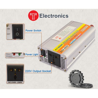 INVERTER 12V LÊN 220V 1000W SDA-1000A