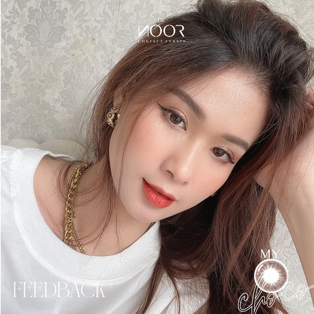 My Choco - Lens Mắt Nâu Choco Tự Nhiên, Baby - Lens Cho Mắt Thở - Bảo Hành 2 Tuần - Chính Hãng Hàn Quốc