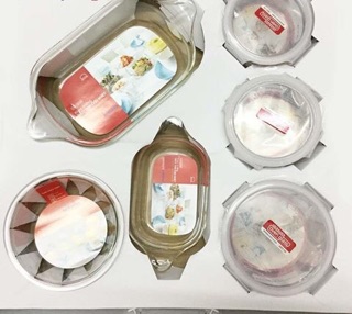BỘ 6 MÓN THUỶ TINH CAO CẤP LOCk&LOCK SAMSUNG