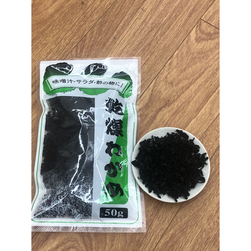 Rong Biển Nấu Canh Wakame 50g Nội địa Nhật