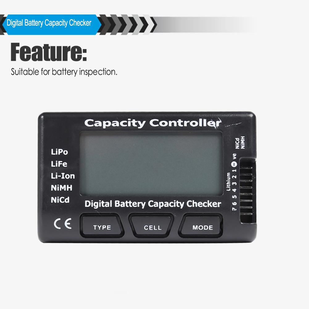 Digital Battery Capacity Checker RC CellMeter 7 2-7S for LiPo LiFe Li-ion