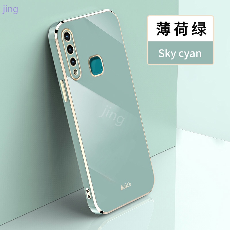 Ốp lưng Vivo Y21 Y20 Y11 Y33S V20 V21 Y50 Y30 Y91C U10 Y12A Y12S S1 Pro V11 V11i Y15 Y17 Y12 case Vỏ điện thoại mạ điện sang trọng thời trang chất lượng cao