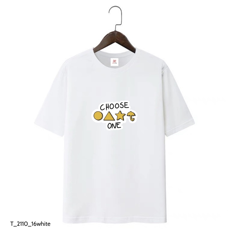 ÁO THUN HOT TREND SQUID GAME PHÔNG NAM NỮ OVERSIZE KẸO ĐƯỜNG TRÒ CHƠI CON MỰC T_2110_16