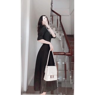 Váy dập ly vintage (Ảnh thật shop chụp)