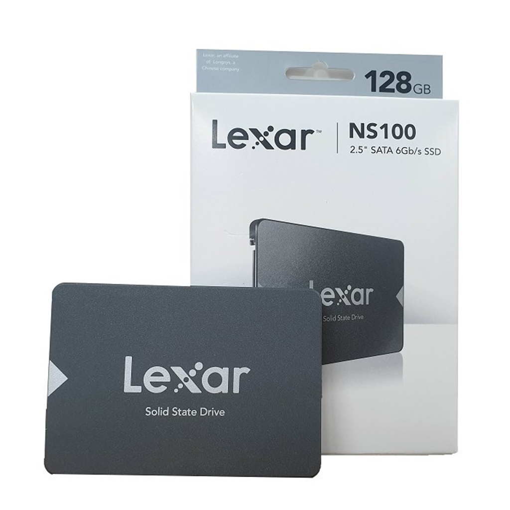 Ổ cứng máy tính laptop,Ổ cứng SSD Lexar  2.5’ NS100 128Gb,NQ100 240GB sata III đọc 520mb/s–Hàng chính hãng BH 36T