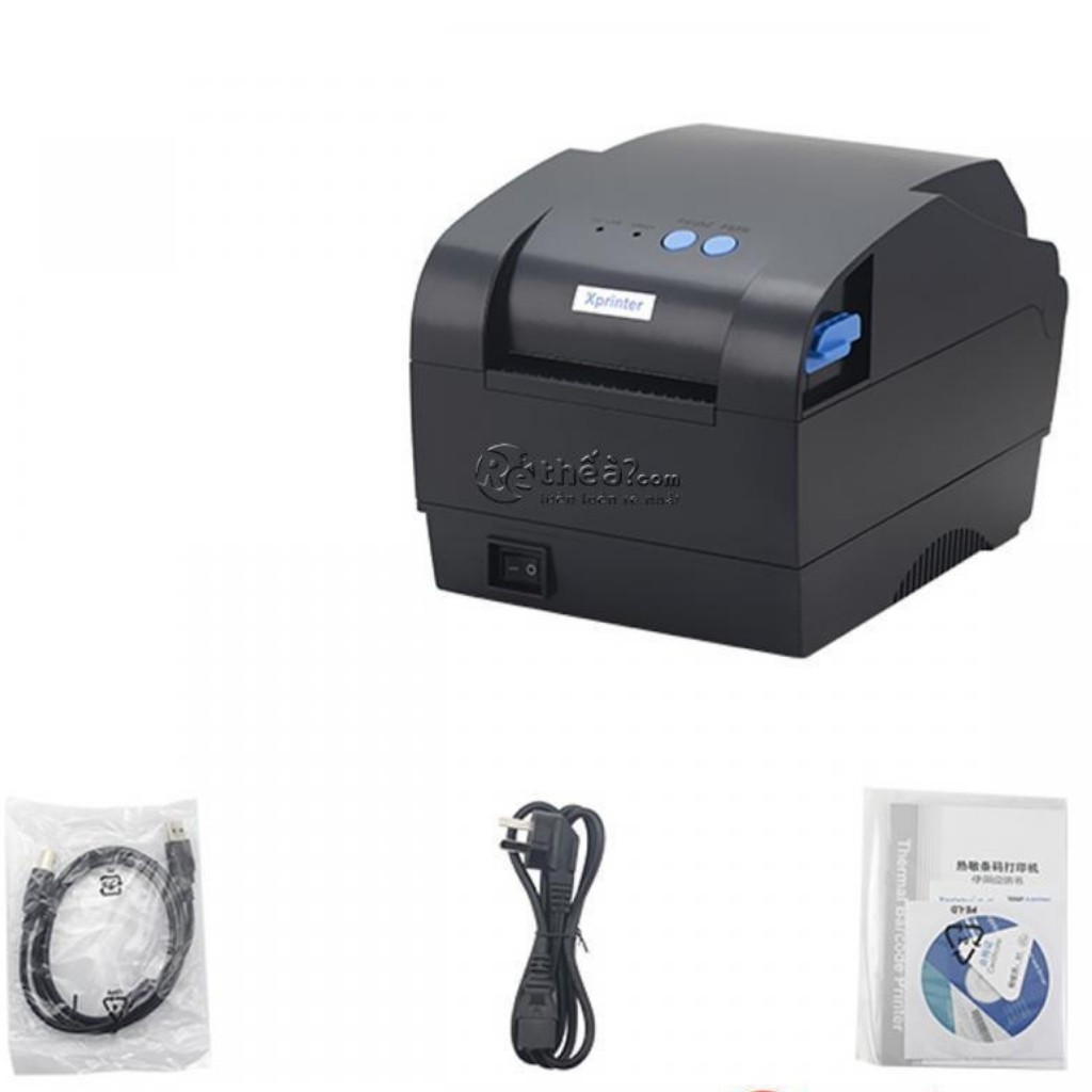 [Mã 229ELSALE hoàn 7% đơn 300K] Máy In Mã Vạch Xprinter XP-365B In Trực Tiếp Hóa Đơn Mã Vạch