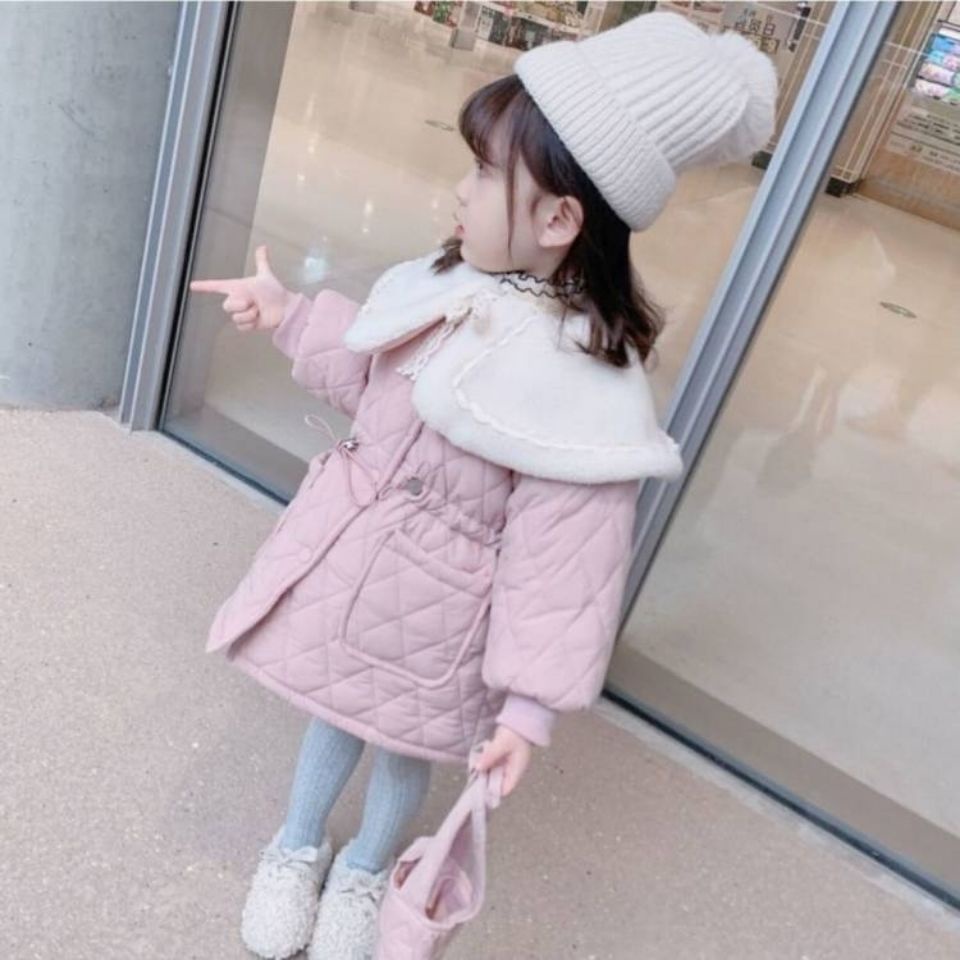 Áo Khoác Cotton-Cotton Phong Cách Phương Tây Thời Trang Mùa Đông 2022 Mới Cho Bé Gái
