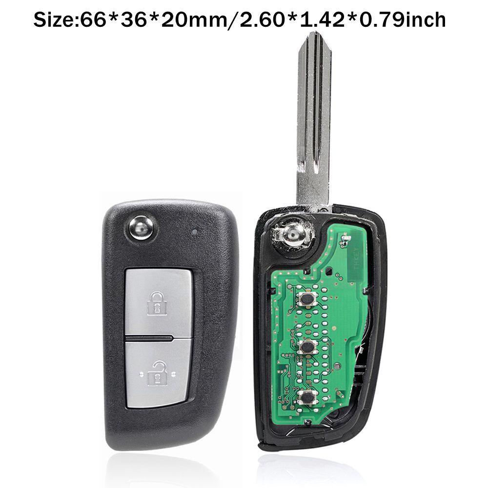 Chìa Khóa Điều Khiển Từ Xa 3 Nút Bền Bỉ Dễ Sử Dụng Cho Nissan Qashqai J11