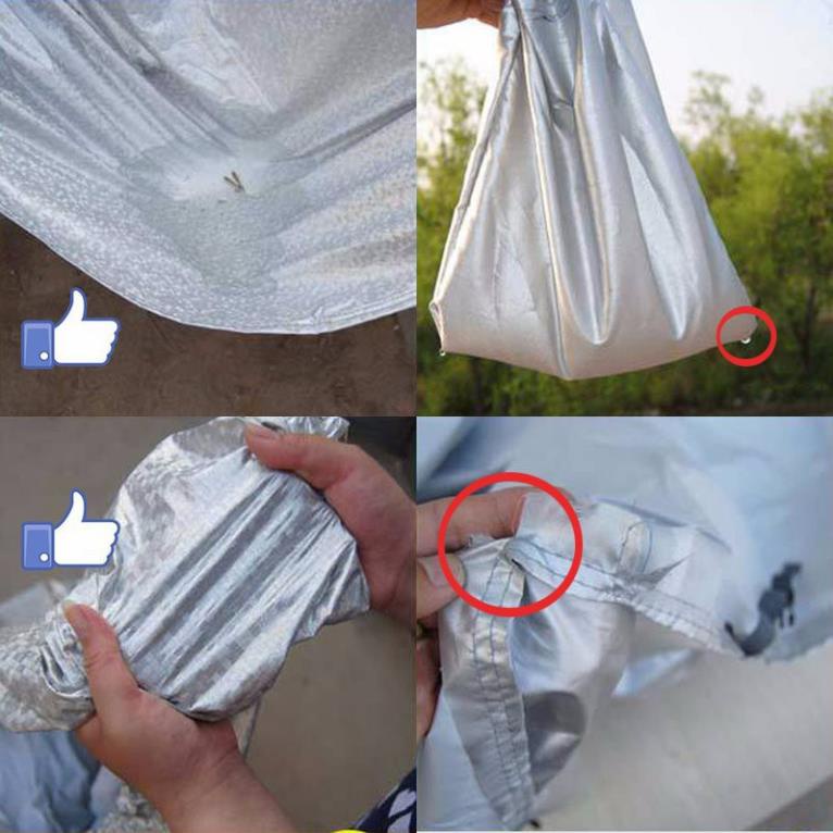 Bạt xe máy, Áo trùm xe máy tráng nhôm cách nhiệt chống mưa nắng - SALA SHOP SG