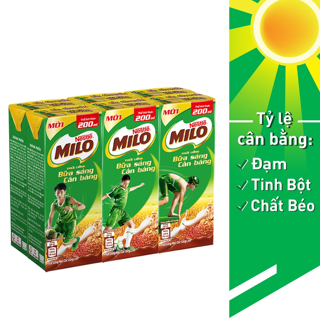 Milo Bữa Sáng 200ml (thùng 30 hộp)