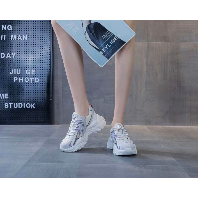 [Mã FAGREEN245 giảm 10% tối đa 30k đơn từ 99k] Giầy thể thao nữ đế độn siêu nhẹ SP phản quang | BigBuy360 - bigbuy360.vn
