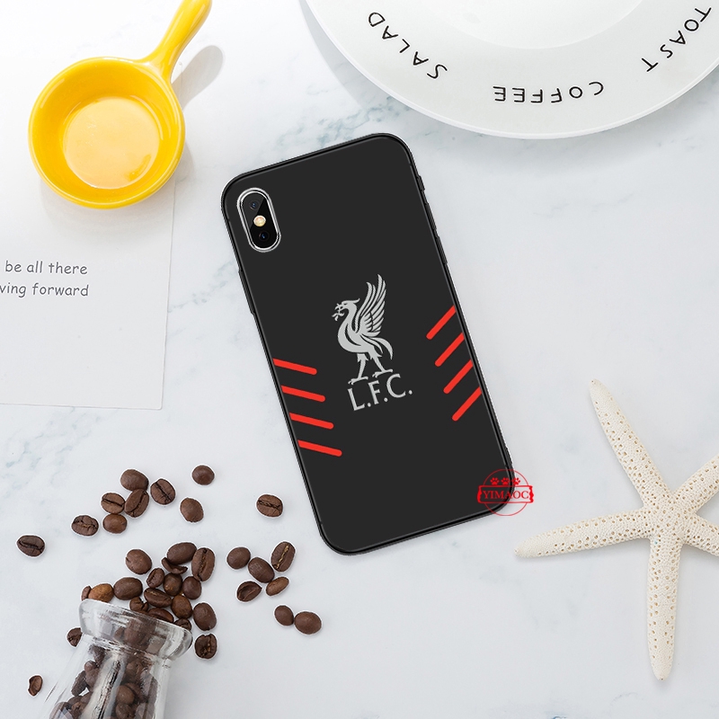 Ốp điện thoại mềm in logo Liverpool cá tính cho iPhone XS Max XR X 11 Pro 7 8 6 6S Plus 79T