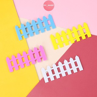 Túi 10 hàng rào xốp trang trí bánh kem sinh nhật, đồ trang trí deco