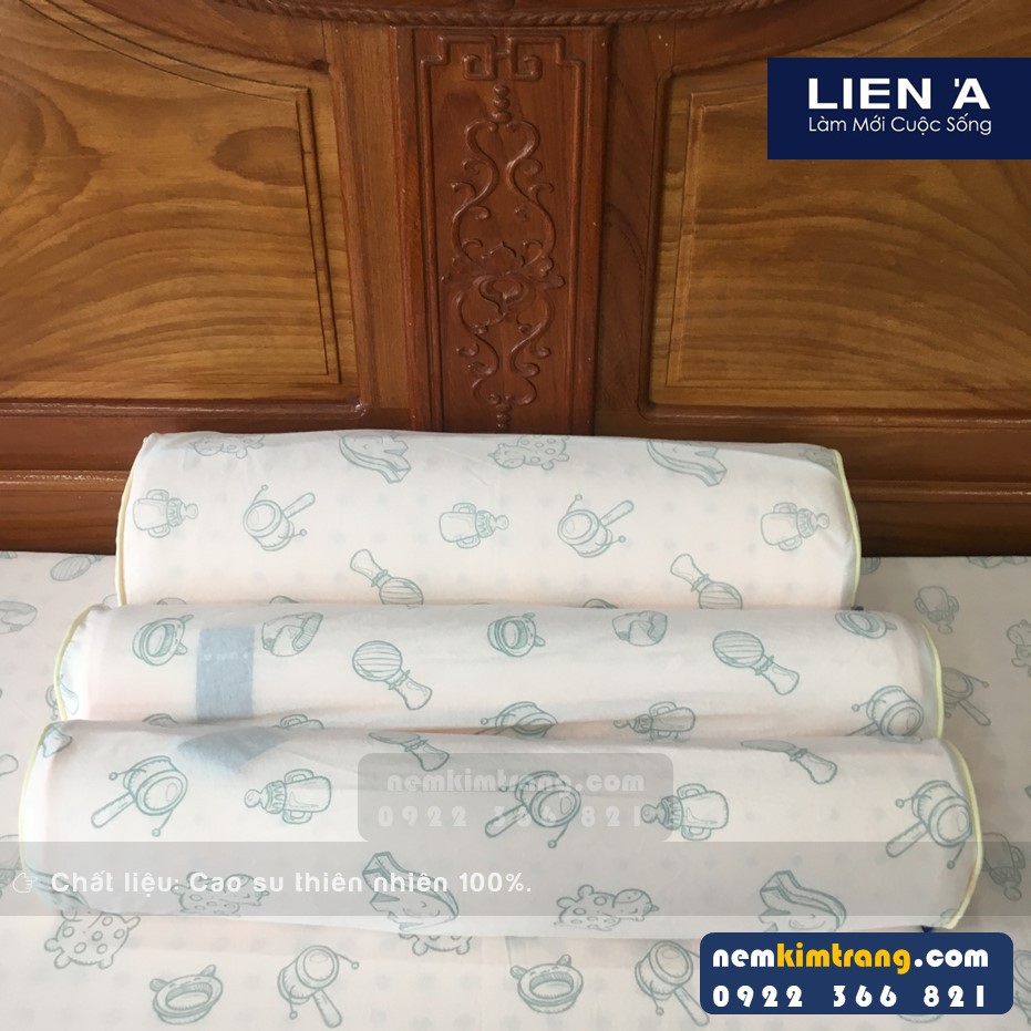 Gối Ôm Cao Su Em Bé Liên Á Bolster - CHÔNG TRƯỢT, DỄ NGỦ