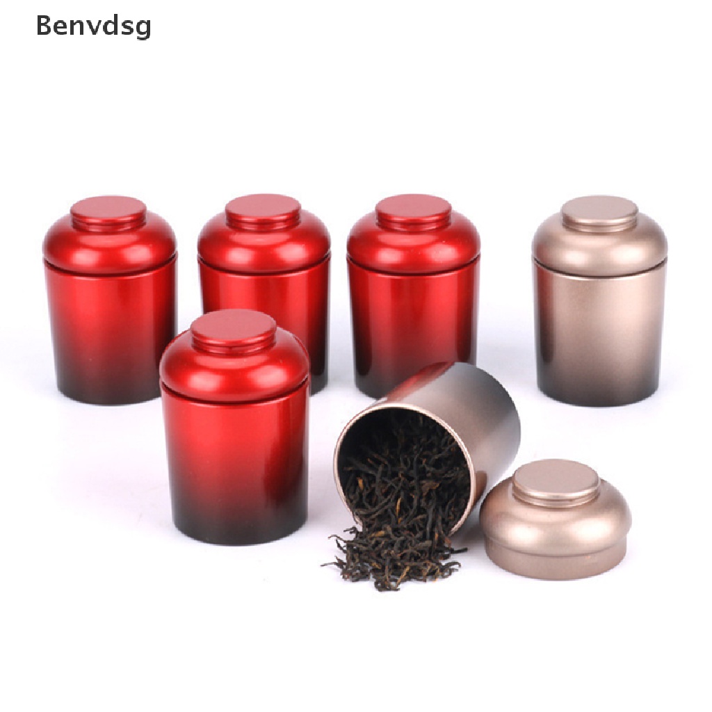 Hộp Đựng Trà Mini Bằng Sắt Dày Dặn Có Nắp Đậy Tiện Dụng