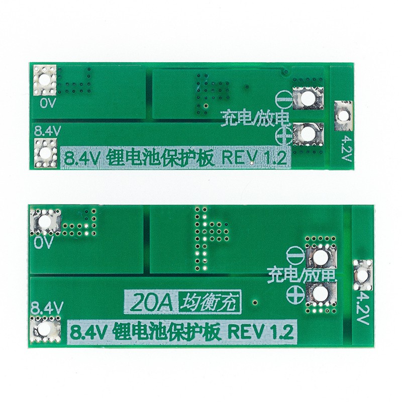Bảng Mạch Bảo Vệ Pin Lithium 2S 20A 7.4V 8.4V 18650