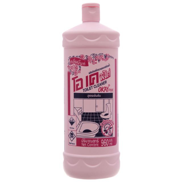 Nước Tẩy Bồn Cầu Okay Pink Thái Lan 960ml