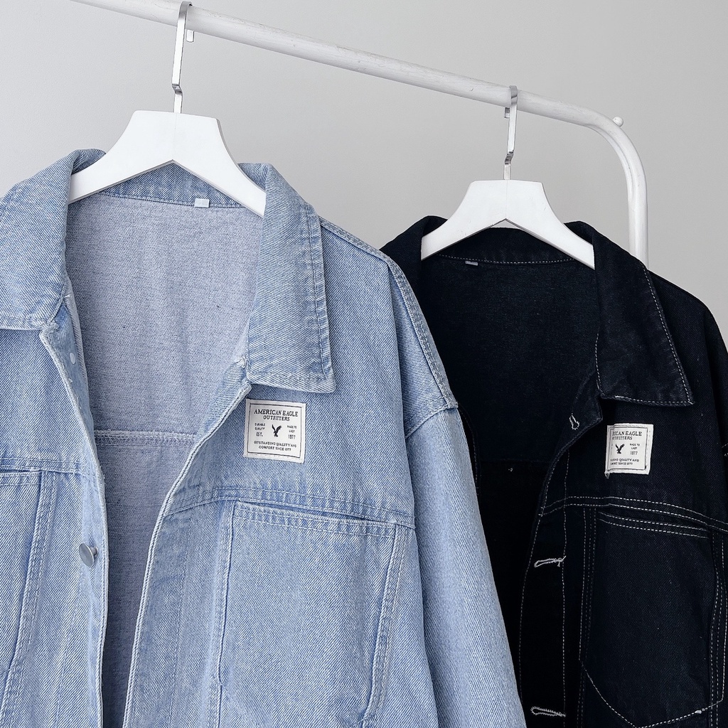 Áo khoác Jacket Jean tag American ( ảnh thật 100%)