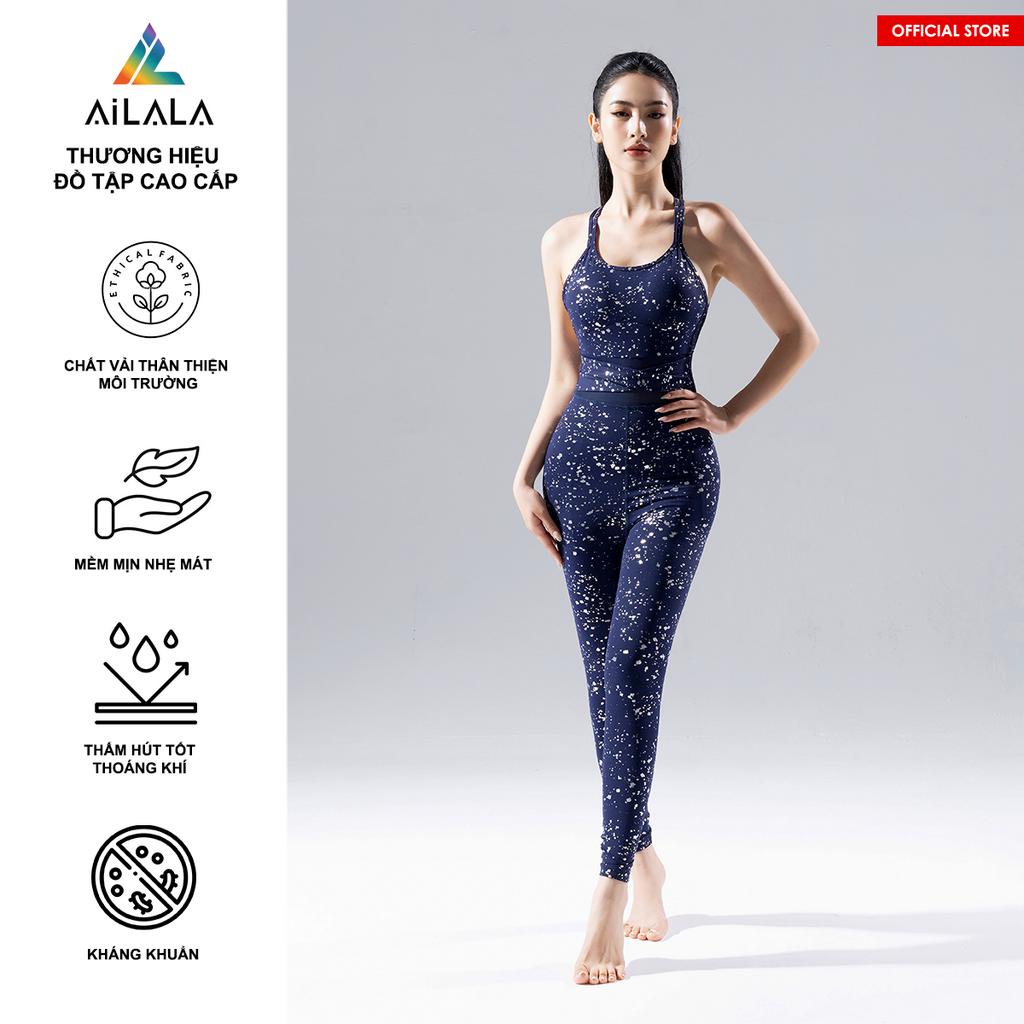 AiLALA® Chính Hãng Set Thiết Kế Đồ Bộ Tập Thể Thao LUX17, dáng liền thân, phù hợp Yoga Fitness
