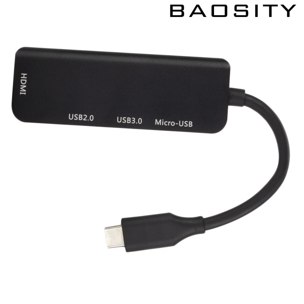 Bộ Chia Cổng Usb-C Type-C Sang Hdmi Hd 3 Trong 1 Tiện Dụng