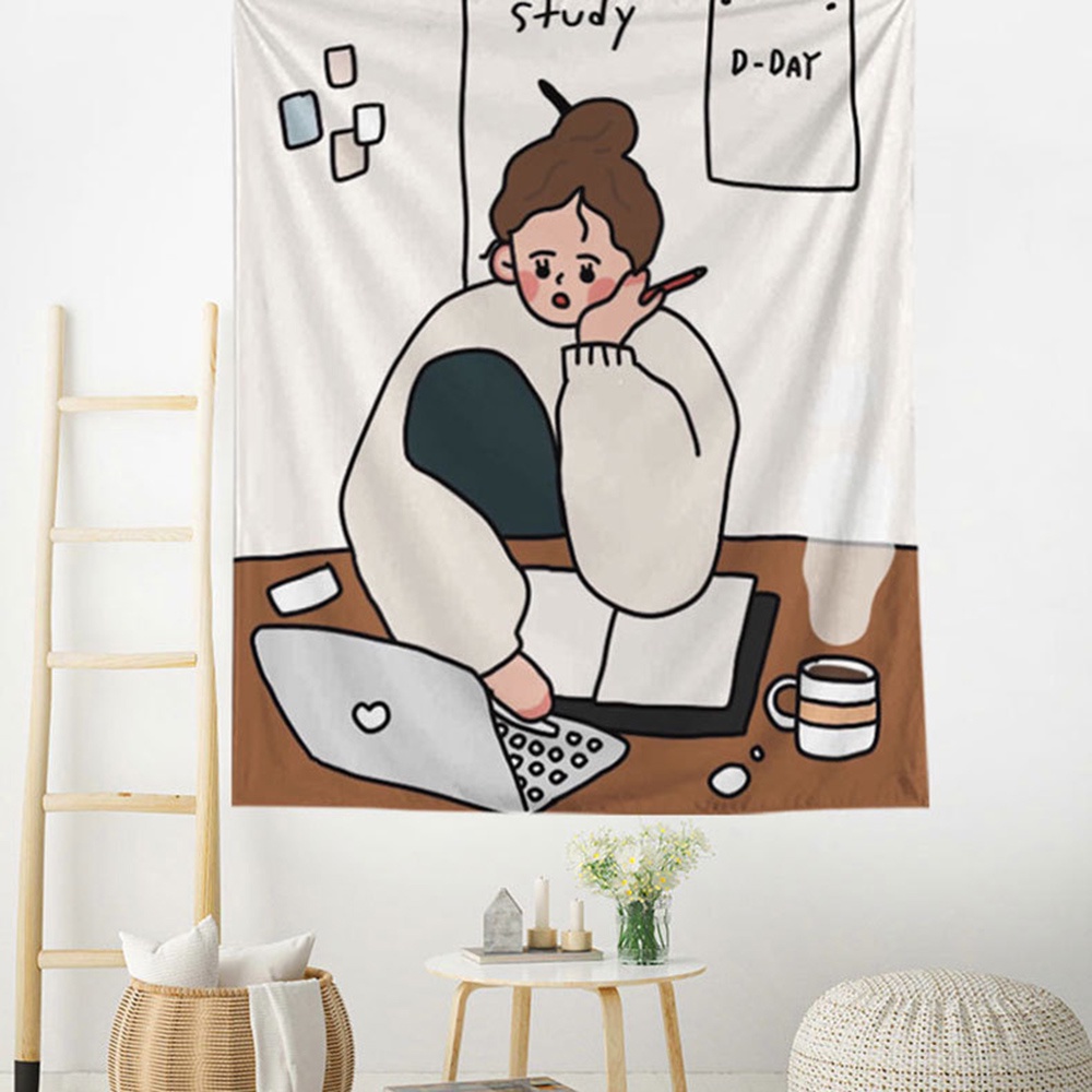 Thảm Treo Tường In Họa Tiết Trừu Tượng Trang Trí Nhà Cửa