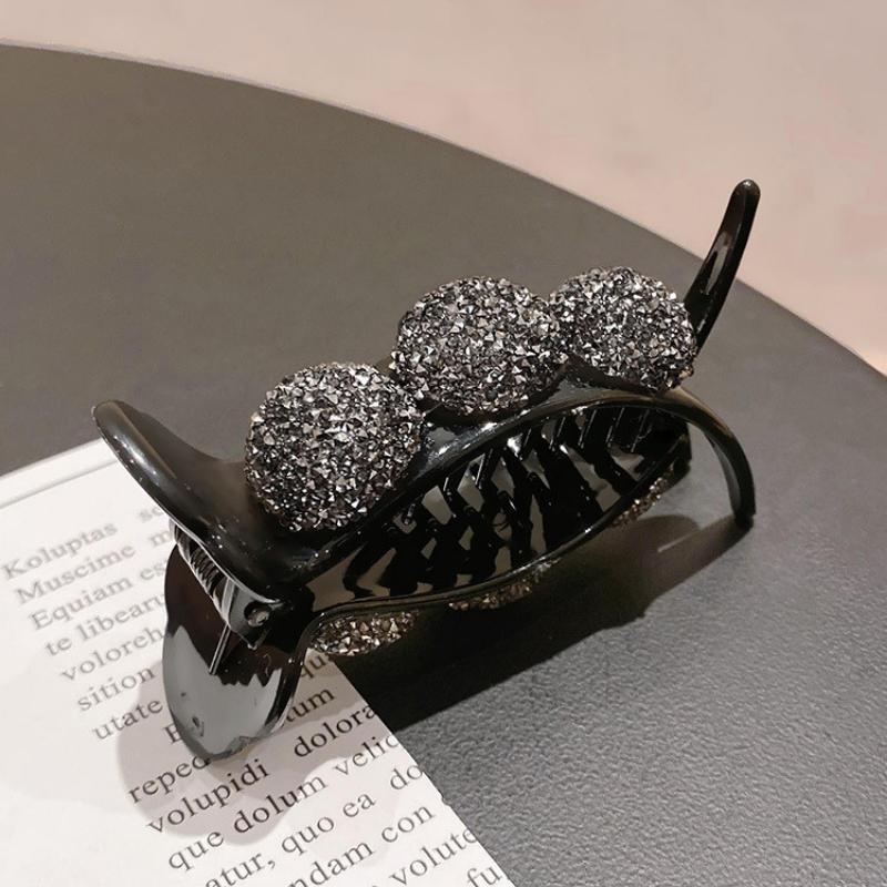 Kẹp càng cua búi tóc, kẹp tóc đuôi ngựa đính đá thời trang nữ tính Mely T17