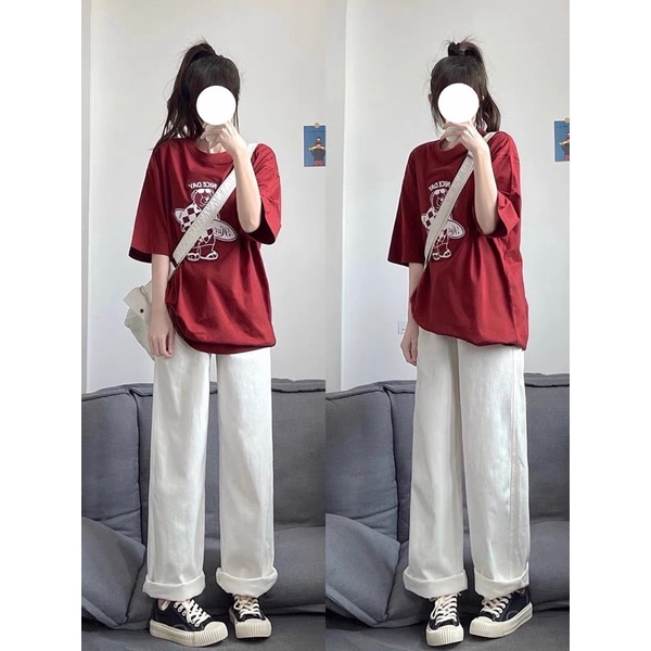 Sét áo gấu phao bơi +quần kaki trắng LN11