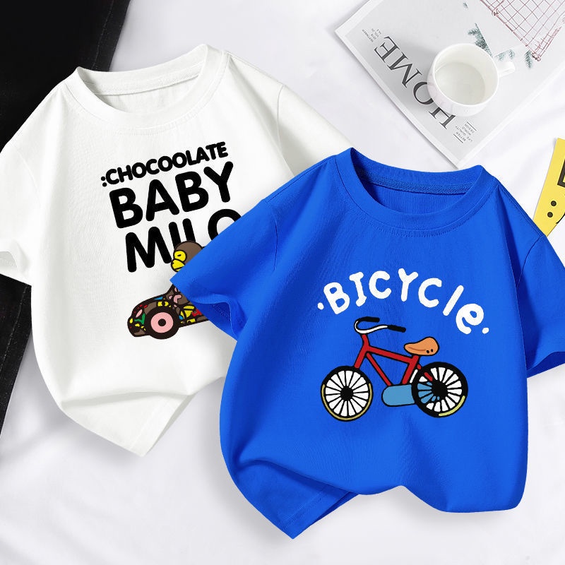 Hàng Mới Về Áo Thun Cotton Tay Lỡ Và Quần Lửng Thời Trang Mùa Hè Hàng Mới Dành Cho Bé Trai
