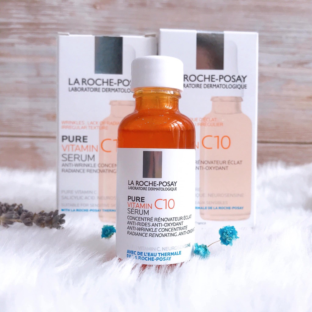 Dưỡng chất La Roche Posay Pure Vitamin C10 Serum 30ml - Hàng Công Ty