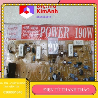 Mạch công suất 4 sò 190w có rơ le Hảo Mi