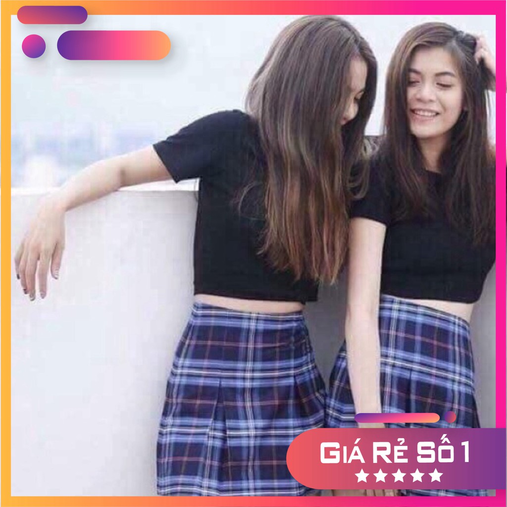 [RẺ VÔ ĐỊCH Áo Croptop Thun Gân Cộc Tay (Shop Bán Áo Croptop Đẹp) (Ảnh thật + Video)