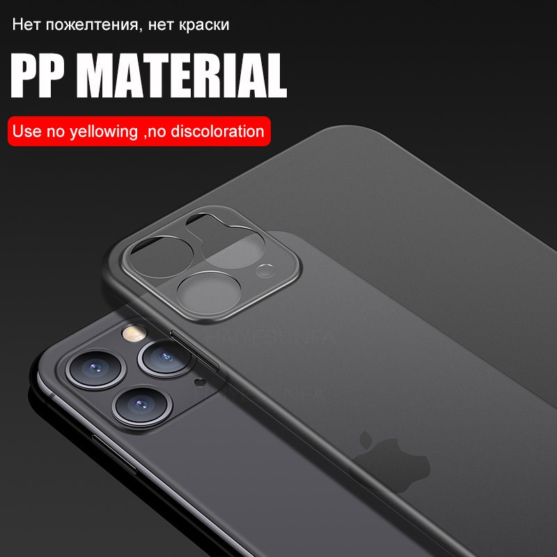 Ốp lưng PC cứng màu nhám siêu mỏng chống sốc sang trọng cho IPHONE 11 PRO MAX 6 6S 8 7 PLUS X XR XS MAX | BigBuy360 - bigbuy360.vn