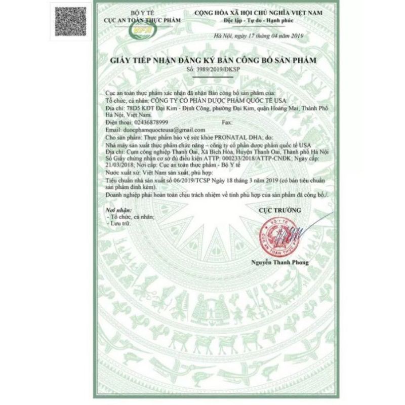 Viên uống PRONATAL DHA _ Bổ sung acid folic, các acid amin bồi bổ cơ thể_Hộp 30 viên