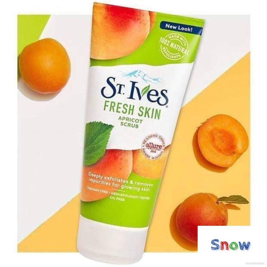 Sữa Rửa Mặt ST.IVES Tươi Mát Da Hương Mơ 170g