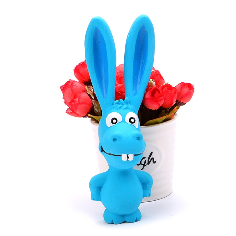 Đồ Chơi Gặm Nhai Hình Thỏ Dễ Thương Cho Thú Cưng