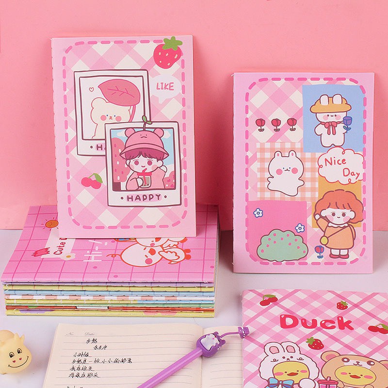 Sổ tay Mini Hoạt hình Cute A5 60 trang DecorMe Note book dễ thương