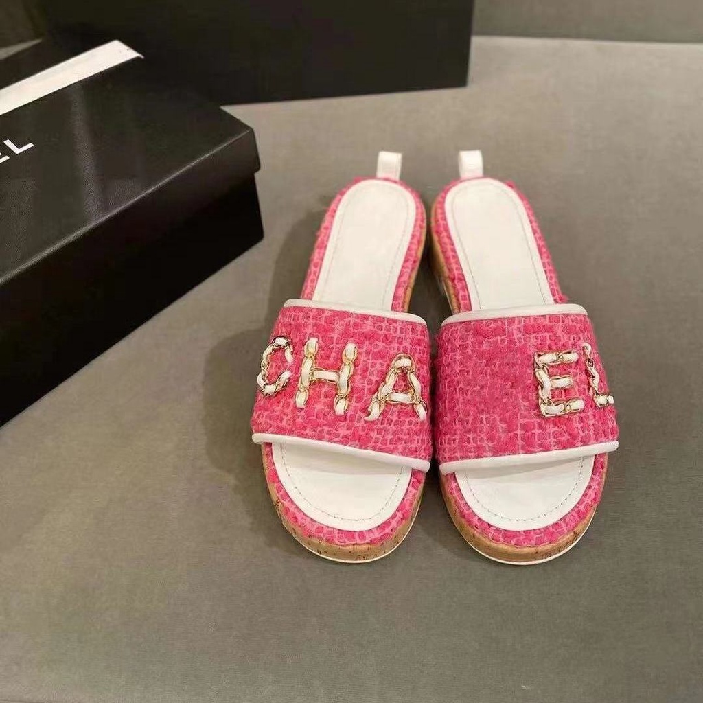 Dép Sandal Đế Dày Thêu Họa Tiết Phong Cách La Mã Thời Trang Xuân Hè 2020 Cho Nữ